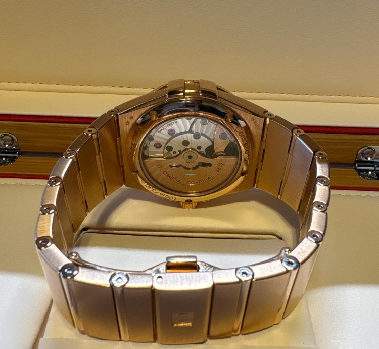 Omega Constellation Day-date 123 55 38 22 02 001 Automatic 2024 Red Gold Very Good