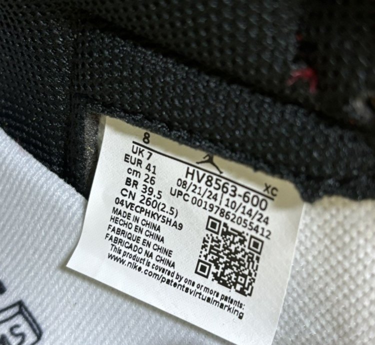 Size 8 Air Jordan 1 Retro High Og Sp Union La Chicago Shadow