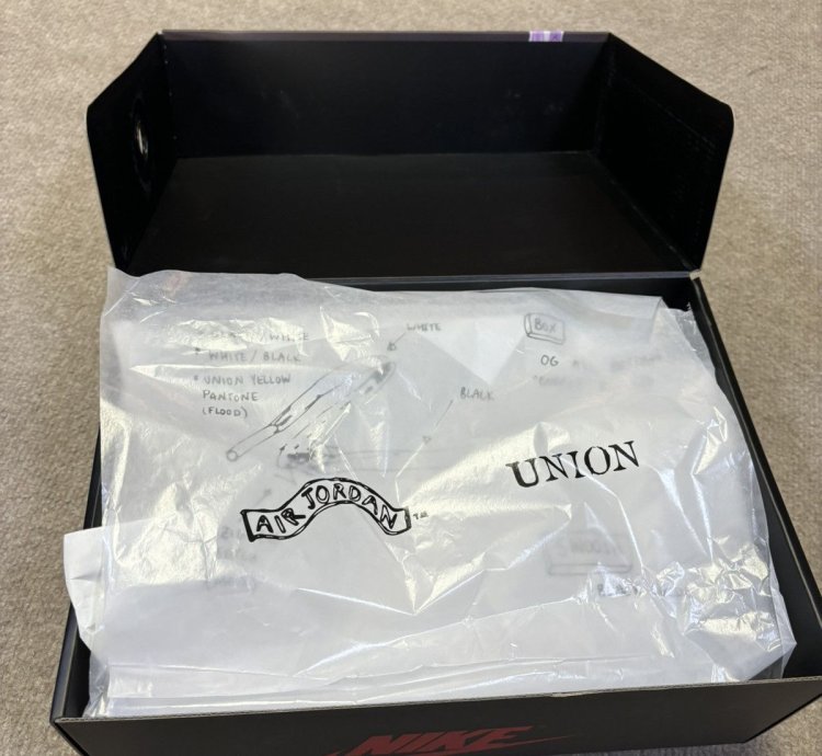 Size 8 Air Jordan 1 Retro High Og Sp Union La Chicago Shadow