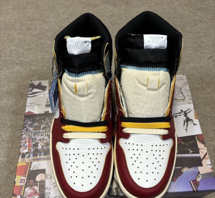 Size 8 Air Jordan 1 Retro High Og Sp Union La Chicago Shadow