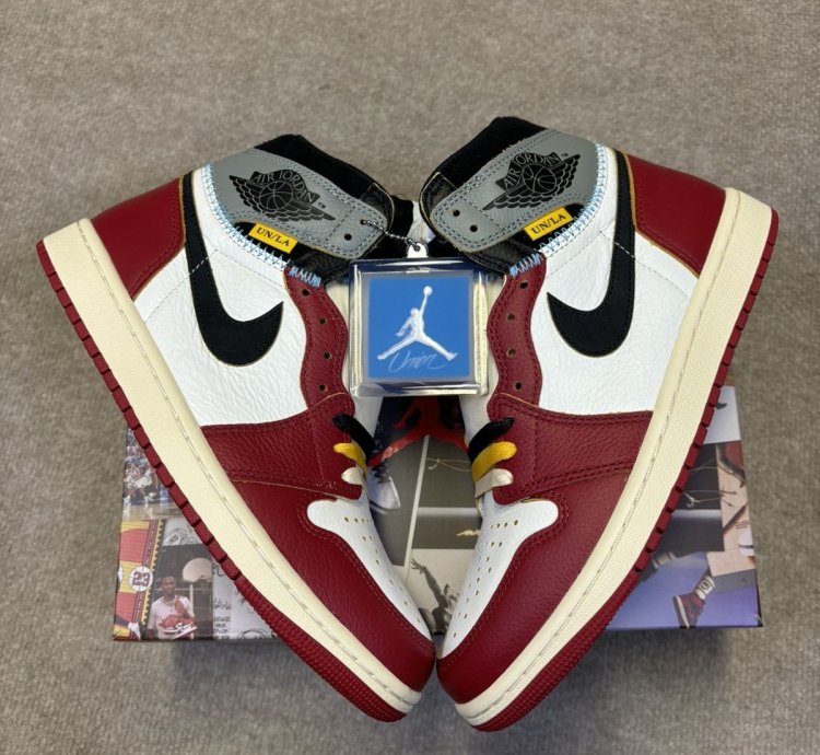 Size 8 Air Jordan 1 Retro High Og Sp Union La Chicago Shadow