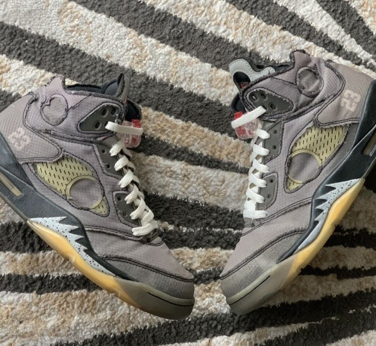 Size 8 Jordan 5 Retro Sp Off White Muslin 2020
