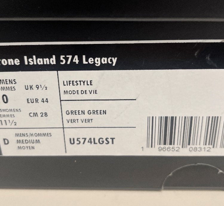 Stone Island New Balance 574 Legacy New In Box 10