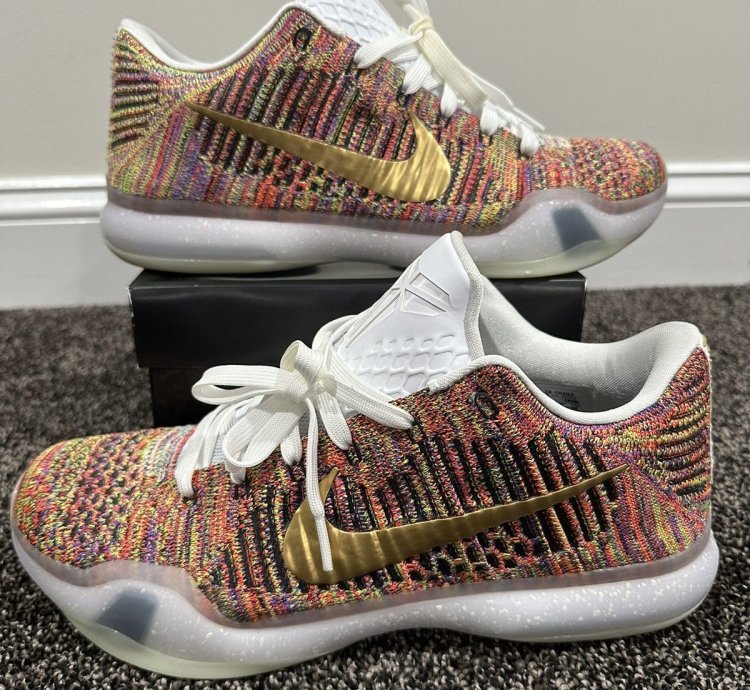 Nike Kobe Bryant 10 Nikeid Multicolor Glow In Dark Sneaker