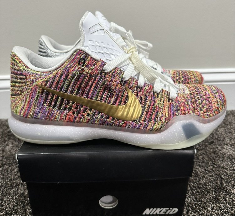 Nike Kobe Bryant 10 Nikeid Multicolor Glow In Dark Sneaker