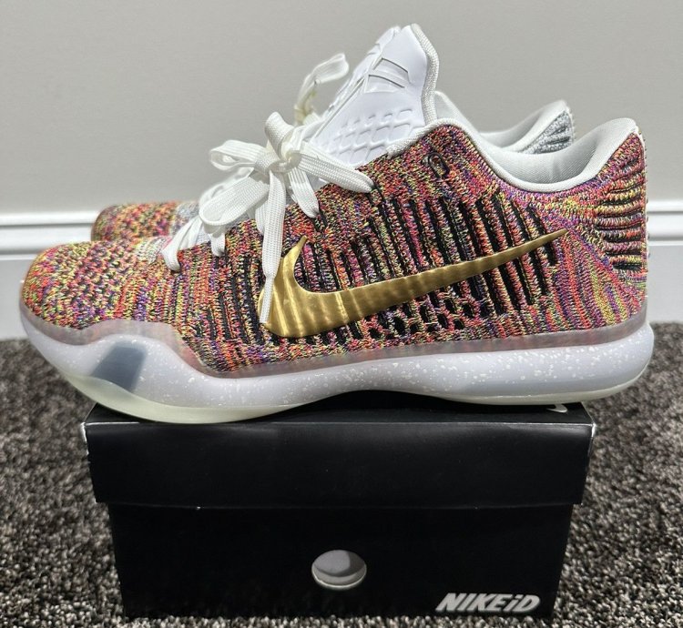Nike Kobe Bryant 10 Nikeid Multicolor Glow In Dark Sneaker