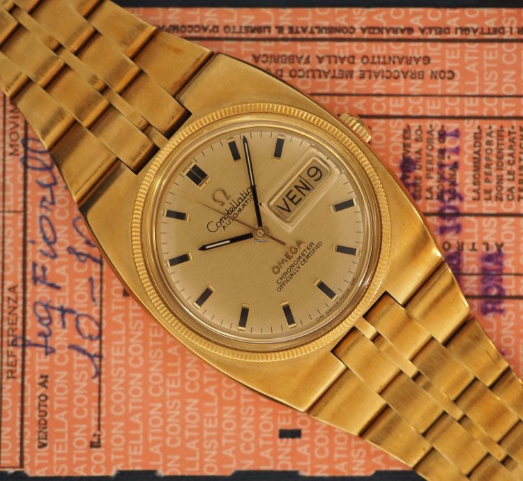 Omega Constellation Day-date Reference 168 045 Box And Papers