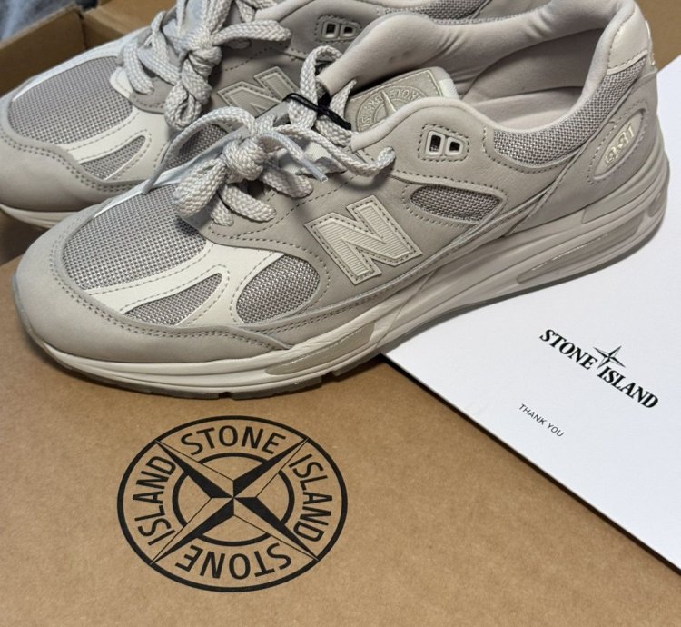 Stone Island New Balance Made In Uk 991 V2 Beige