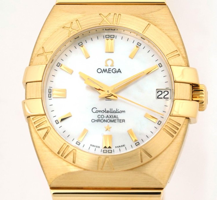 Omega Constellation Double Eagle 1190 70 00 Yellow Gold