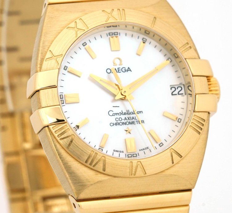Omega Constellation Double Eagle 1190 70 00 Yellow Gold