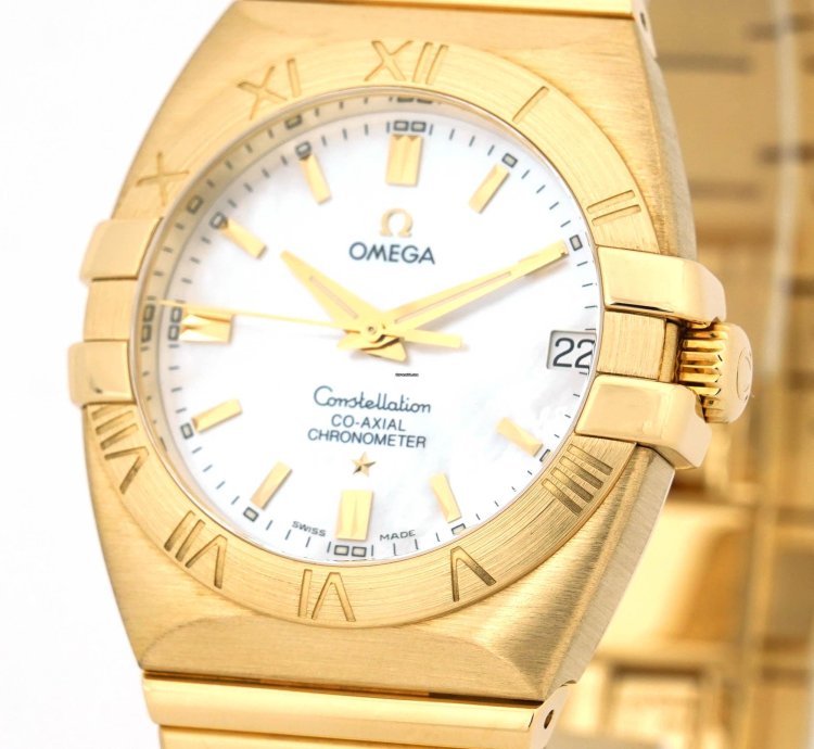Omega Constellation Double Eagle 1190 70 00 Yellow Gold