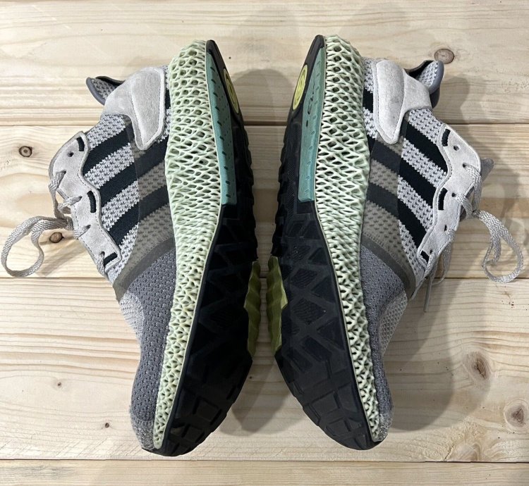 Adidas Zx 4000 4d Gray Sneakers Men Athletic Low Top Size 9 2019 Release