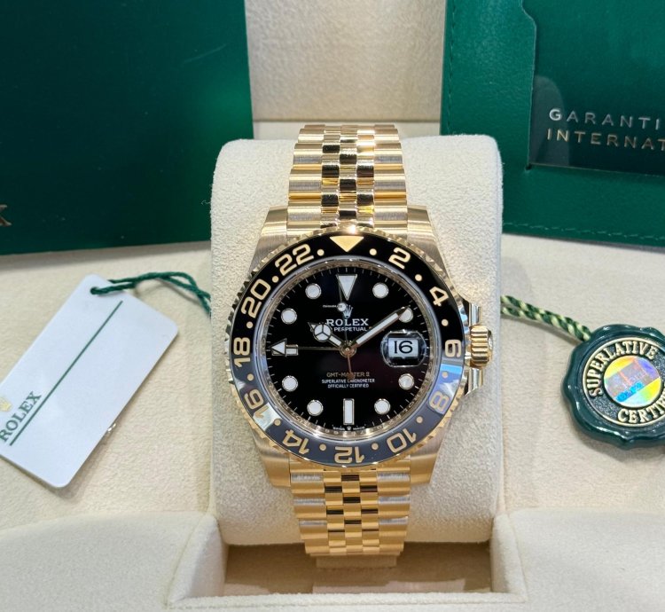 Rolex Gmt-master Ii Yellow Gold Jubilee 126718grnr 2024