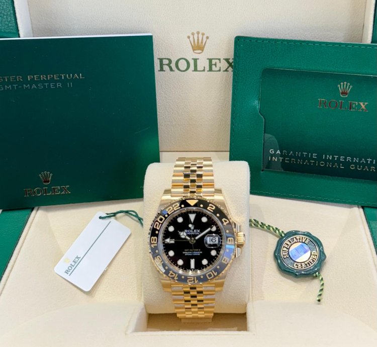 Rolex Gmt-master Ii Yellow Gold Jubilee 126718grnr 2024