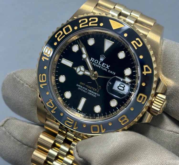 Rolex Gmt-master Ii Yellow Gold Jubilee Bracelet 126718grnr 2023