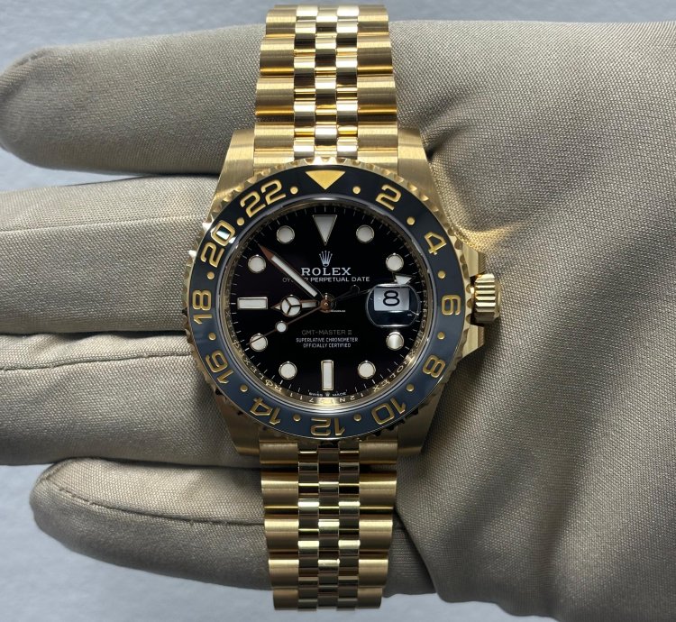 Rolex Gmt-master Ii Yellow Gold Jubilee Bracelet 126718grnr 2023