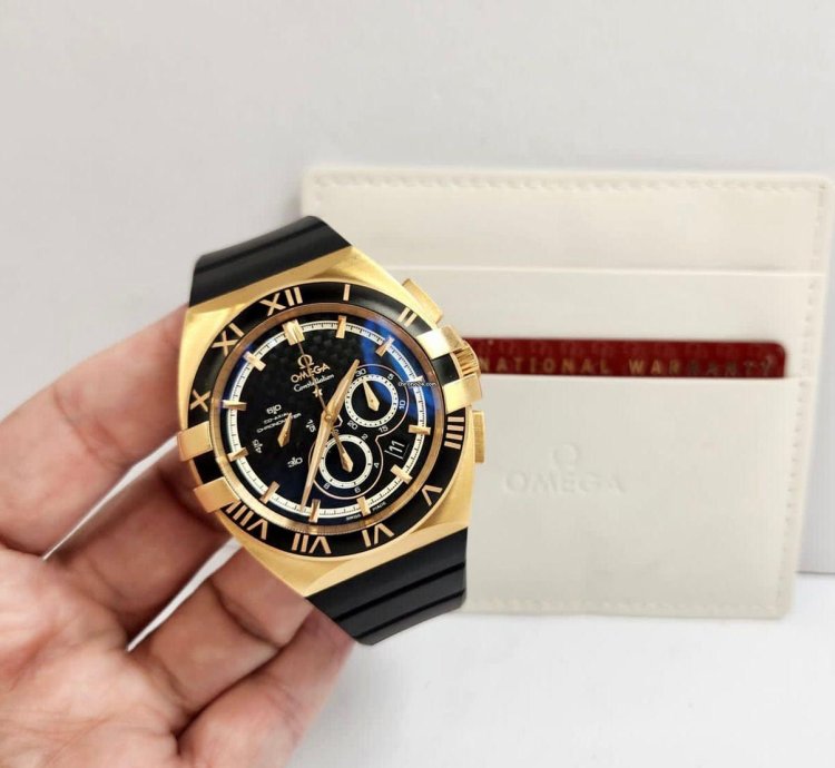 Omega Constellation Double Eagle Mission Hills World Ouro Ros Ed Ltda 41mm Completo