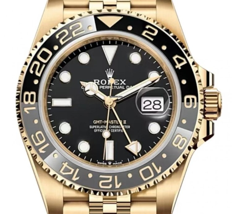 Rolex Gmt-master Ii Yellow Gold Jubilee Bracelet 126718grnr Unworn 2025
