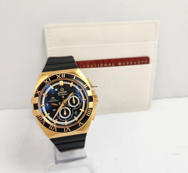 Omega Constellation Double Eagle Mission Hills World Ouro Ros Ed Ltda 41mm Completo