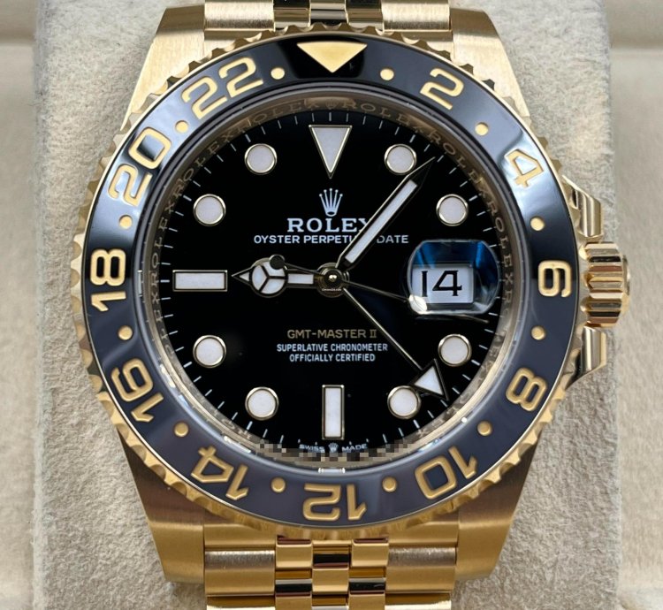 Rolex Gmt-master Ii Yellow Gold Jubilee Bracelet 126718grnr Unworn 2025