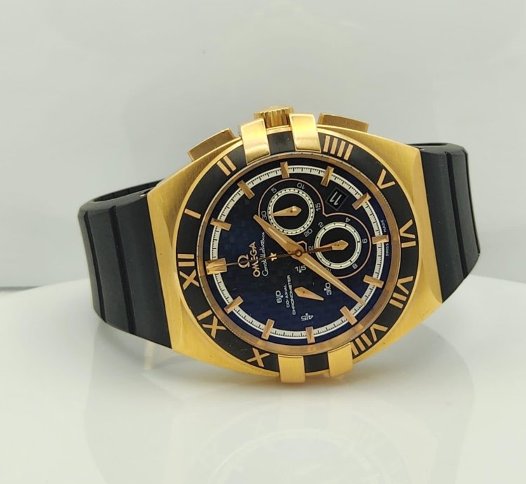 Omega Constellation Double Eagle Mission Hills World Ouro Ros Ed Ltda 41mm Completo