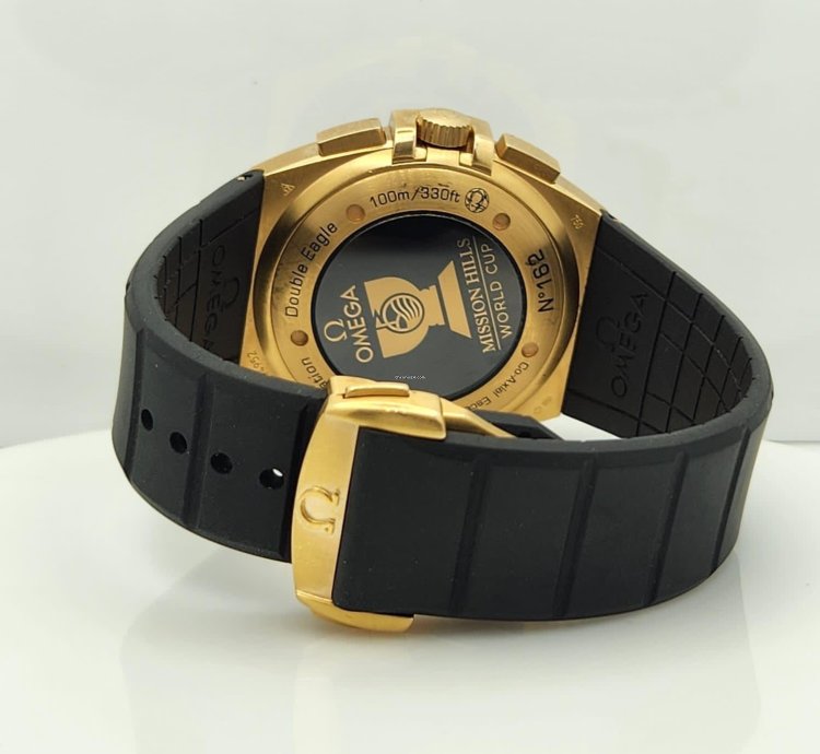 Omega Constellation Double Eagle Mission Hills World Ouro Ros Ed Ltda 41mm Completo