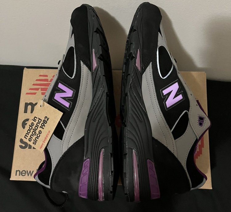 Stray Rats New Balance 991 Black Grey Pink 11 5