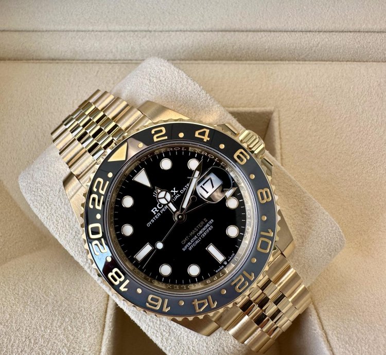 Rolex Gmt-master Ii Yellow Gold Jubilee New Unworn