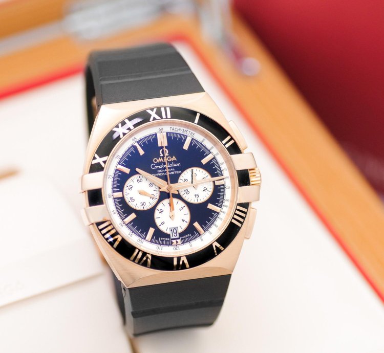 Omega Constellation Double Eagle Ref 1619 51 91 18k Red Gold Omega Box