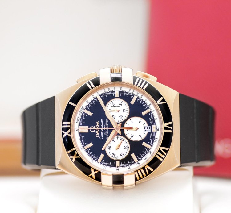 Omega Constellation Double Eagle Ref 1619 51 91 18k Red Gold Omega Box