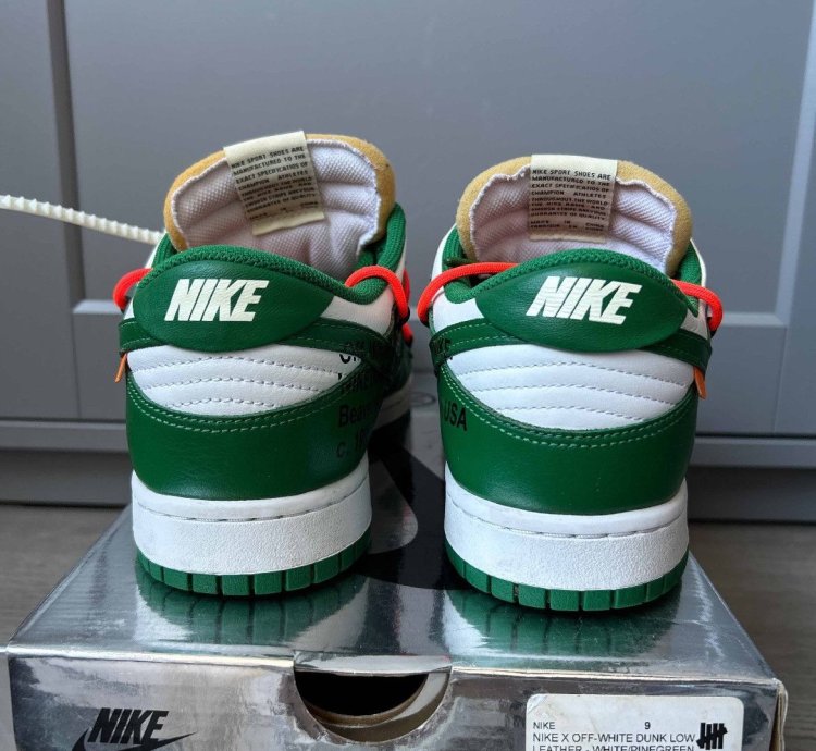 Size 9 - Nike Dunk Low Off-white Pine Green 2019 Virgil
