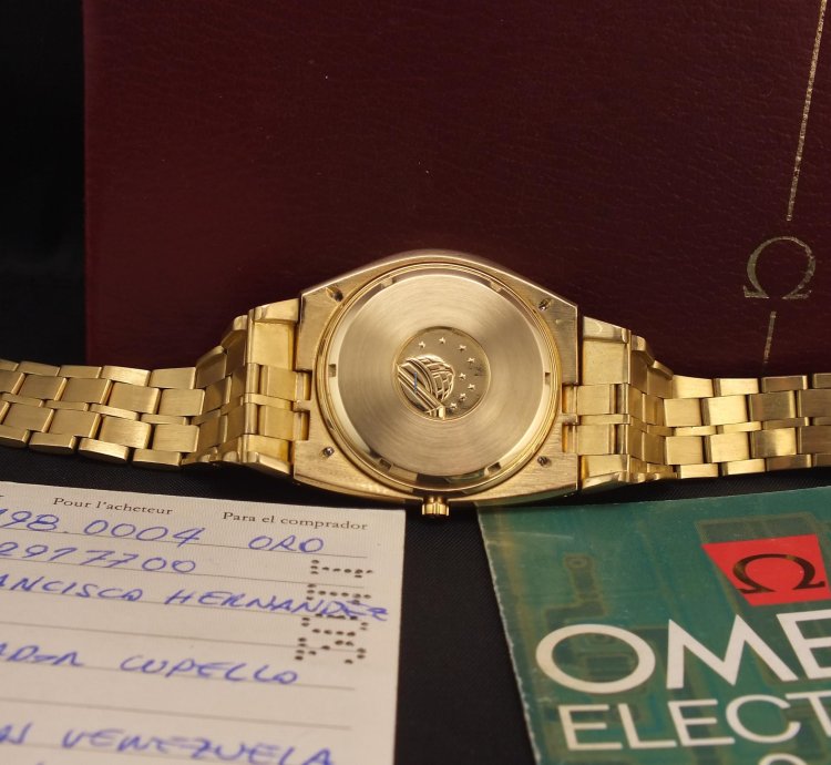 Omega Constellation F300hz Constellation 18k 750 Very Rare Very Unique 1973 Investment