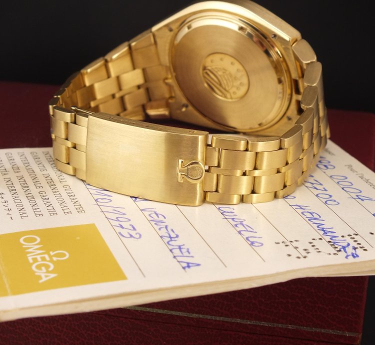 Omega Constellation F300hz Constellation 18k 750 Very Rare Very Unique 1973 Investment