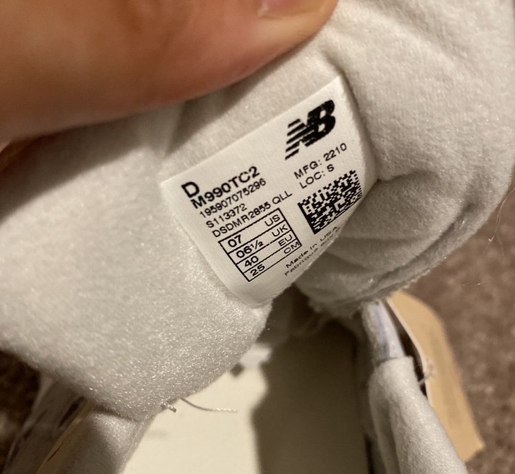 Teddy Santis New Balance Sea Salt 990 V2