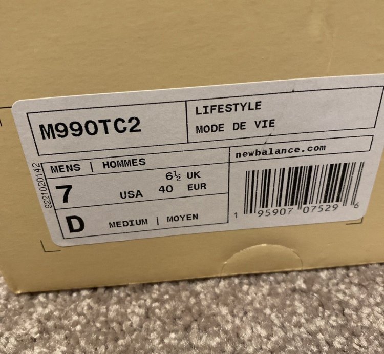 Teddy Santis New Balance Sea Salt 990 V2