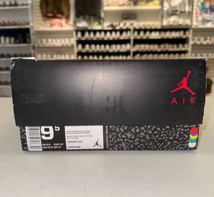 Size 9 5 - Air Jordan 3 Mocha Retro 2018 - 136064-122