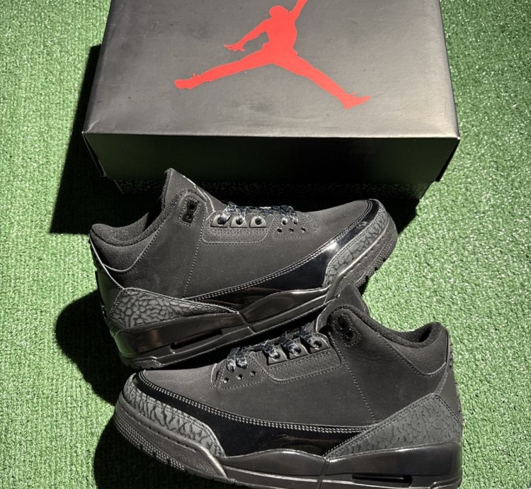Size 9 5 - Air Jordan 3 Retro 2025 Black Cat