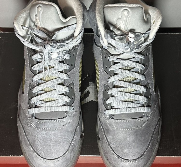 Size 9 5 - Air Jordan 5 Retro Wolf Grey