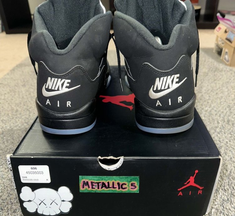 Size 9 5 - Jordan 5 Og Mid Metallic Silver