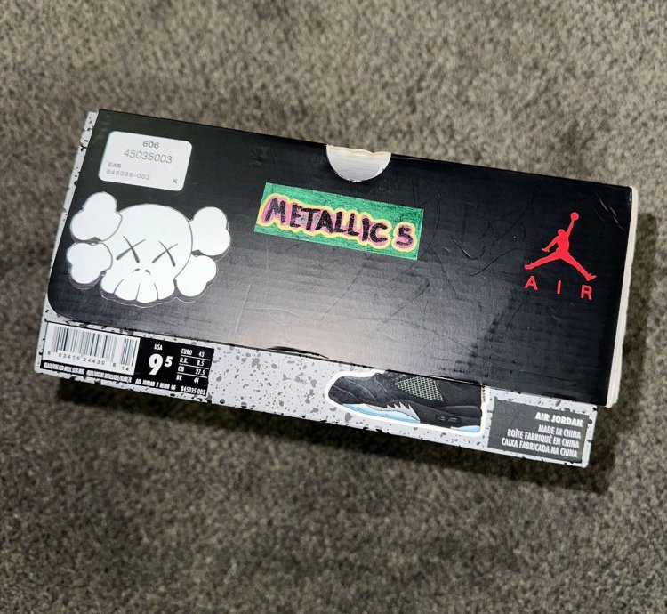 Size 9 5 - Jordan 5 Og Mid Metallic Silver