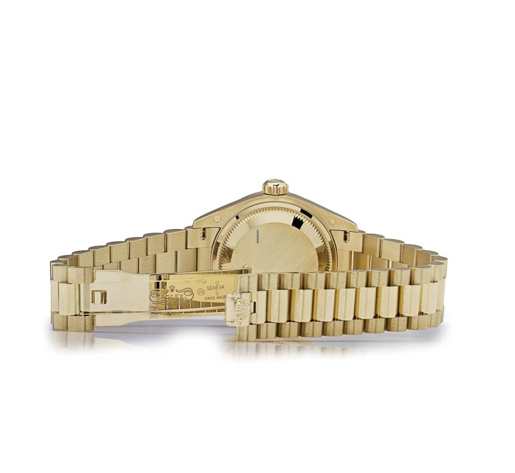 Rolex Lady-datejust 279138rbr Ladies Yellow Gold Champagne Diamond Dial President 2022