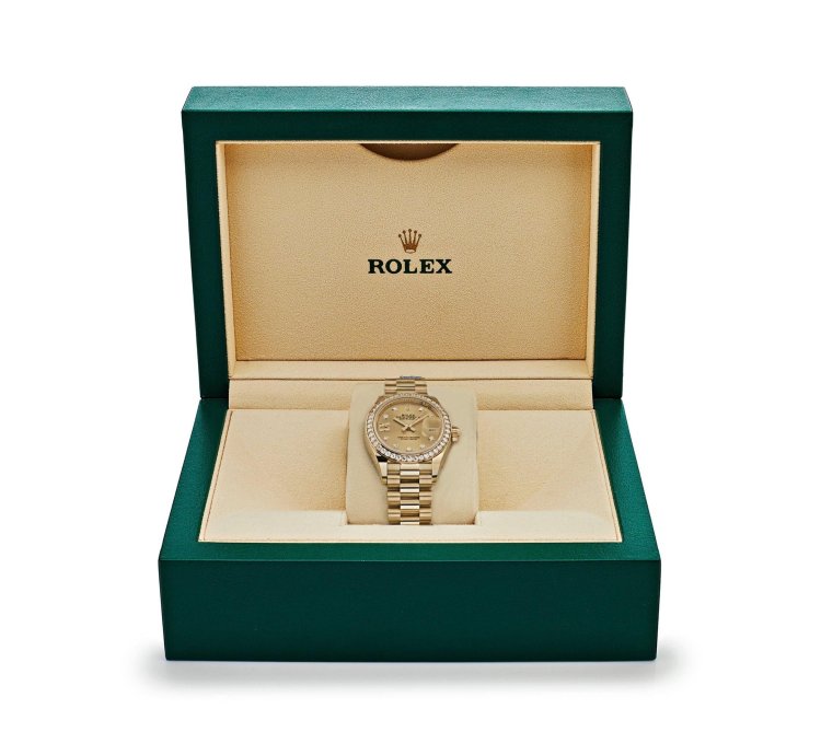Rolex Lady-datejust 279138rbr Ladies Yellow Gold Champagne Diamond Dial President 2022