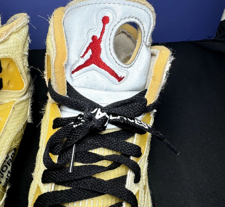 Size 9 5 - Off-white Nike Air Jordan 5 Sp Sail Men Shoes