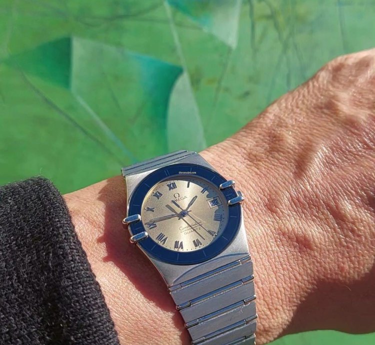 Omega Constellation Manhattan Constellation Chronometer Whitegold unique