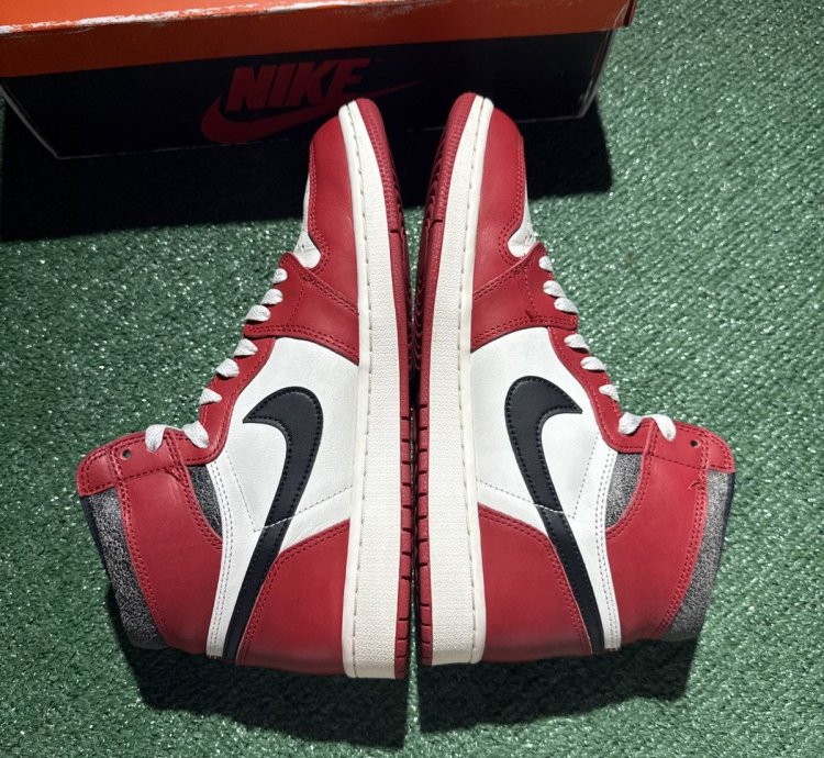Size 9 5 Jordan 1 High Chicago Reimagined Lost Found 2022