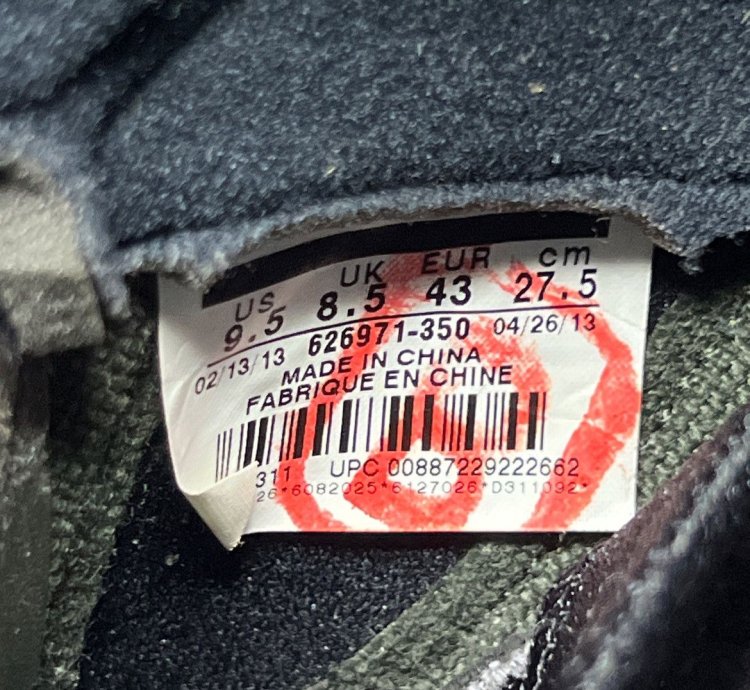 Size 9 5 Nike Air Jordan 5 Fear Pack