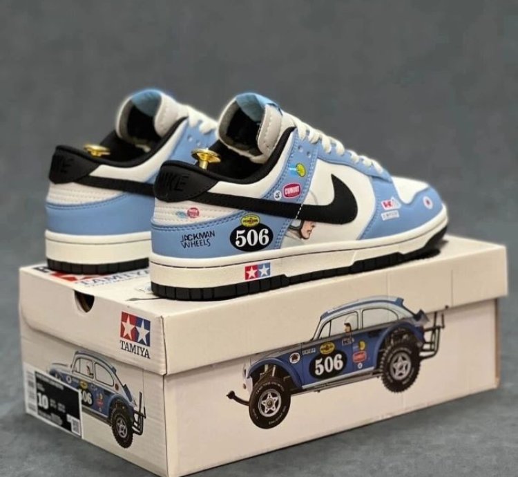 Nike Sb Dunk Buggy 506 Sand Scorhcer Blue Shoes