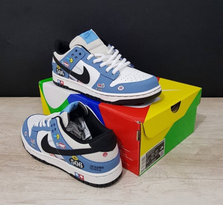 Nike Sb Dunk Buggy 506 Sand Scorhcer Blue Shoes