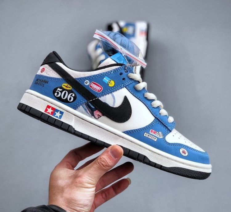 Nike Sb Dunk Buggy 506 Sand Scorhcer Blue Shoes