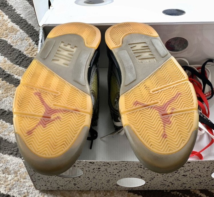 Size 9 Jordan 5 Retro Sp Off White Muslin